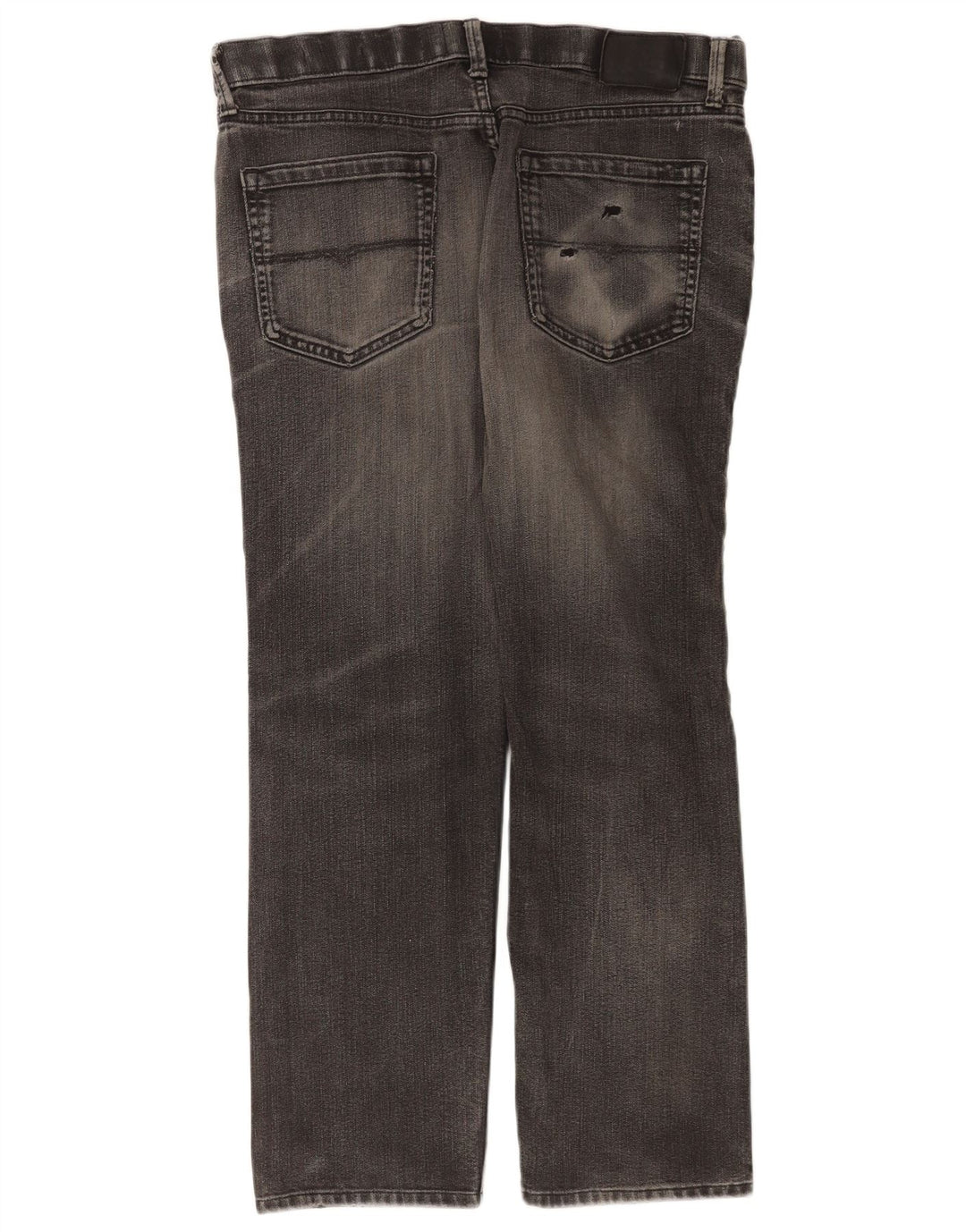 Jeans dritti vestibilità regolare da uomo Marks & Spencer W34 L29 cotone grigio