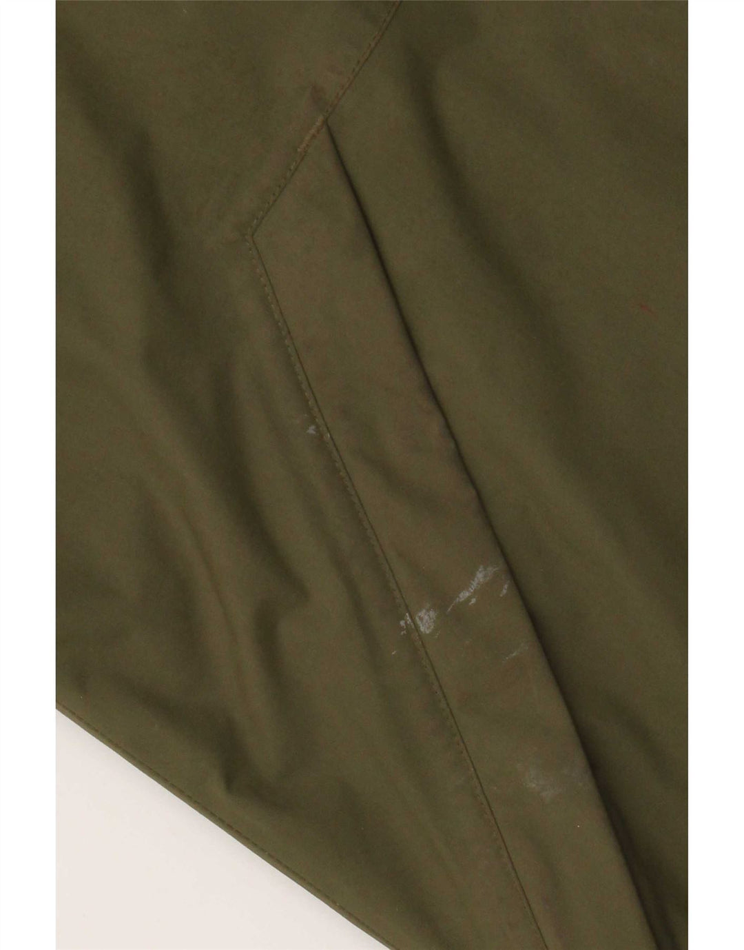 Giacca antipioggia da uomo con cappuccio Berghaus UK 42 XL kaki poliammide