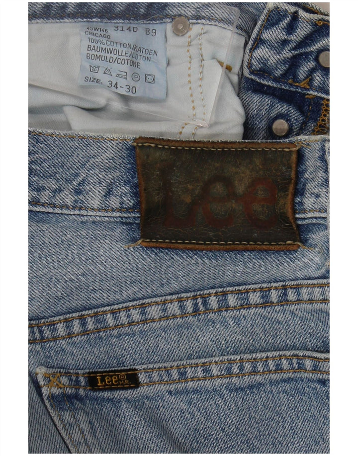 Jeans dritti da uomo Lee W34 L30 cotone blu