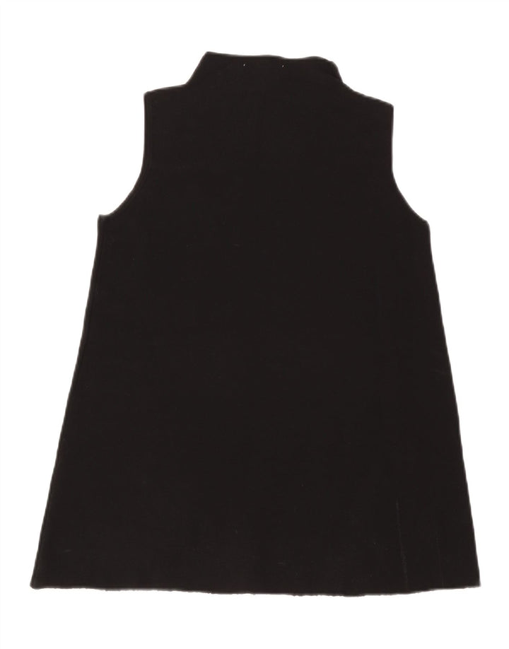 Top tunica senza maniche da donna Zara UK 12 medio nero