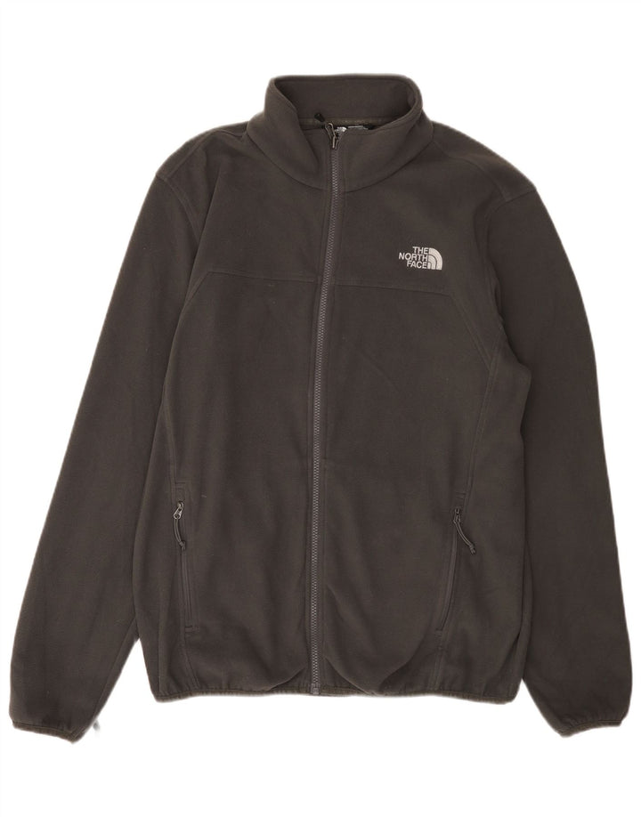 THE NORTH FACE Giacca in pile da uomo UK 40 Large Grigio Poliestere