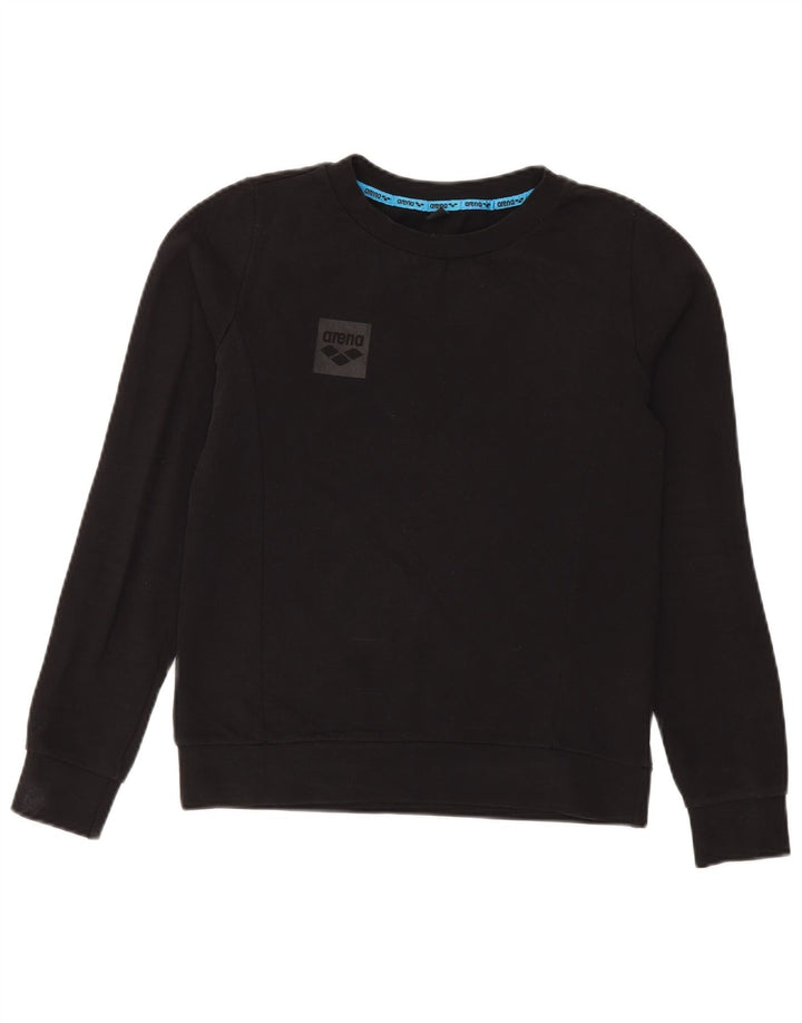 Felpa da donna Arena UK 10 piccola in cotone nero