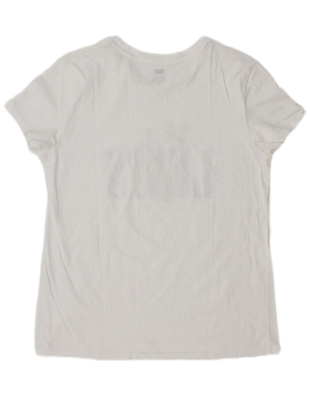 T-shirt grafica da donna LEVI'S Top UK 14 grande bianca