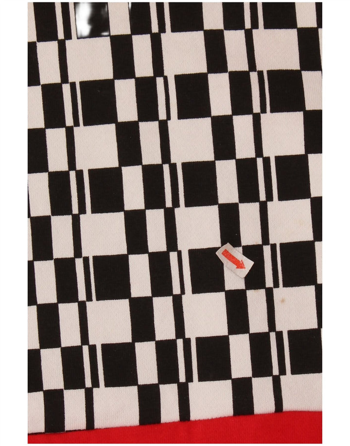 Maglione con cappuccio grafico da uomo FILA XS in cotone color block multicolore