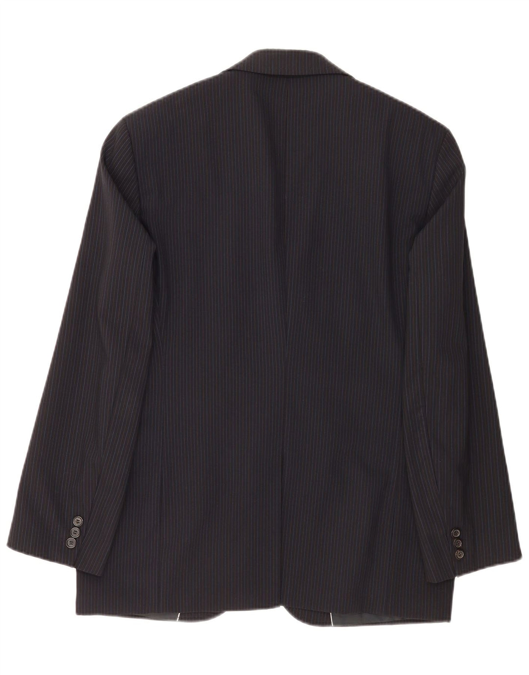 Giacca blazer da uomo a 2 bottoni Hugo Boss EU 48 medio blu navy gessato