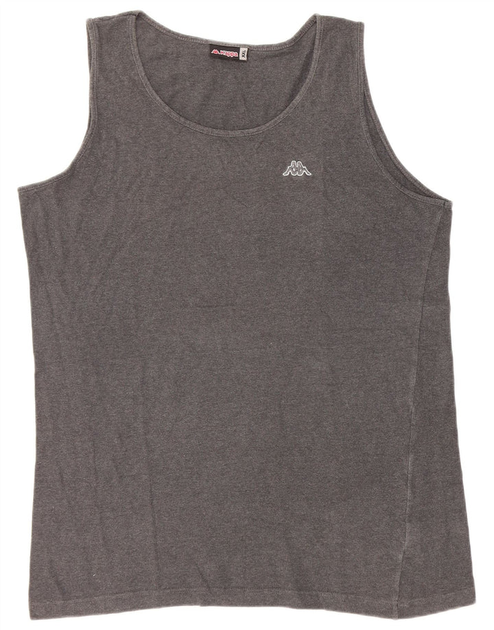 Canotta Uomo Kappa 2XL Cotone Grigio