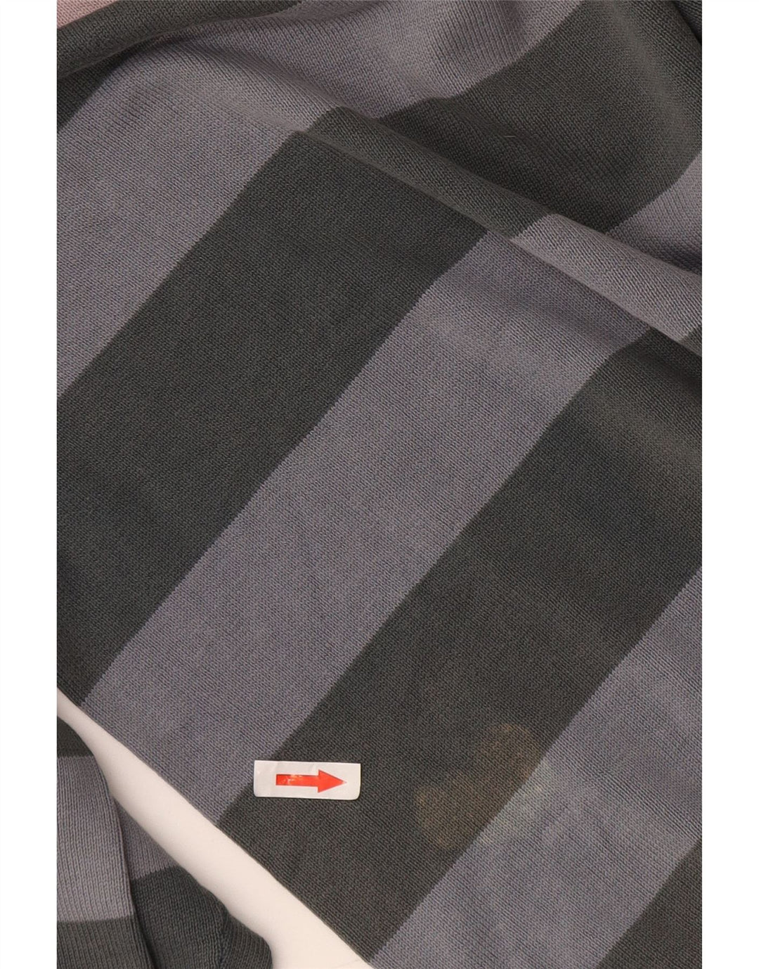 Maglione maglione girocollo autografo da uomo Marks & Spencer 2XL a righe grigie