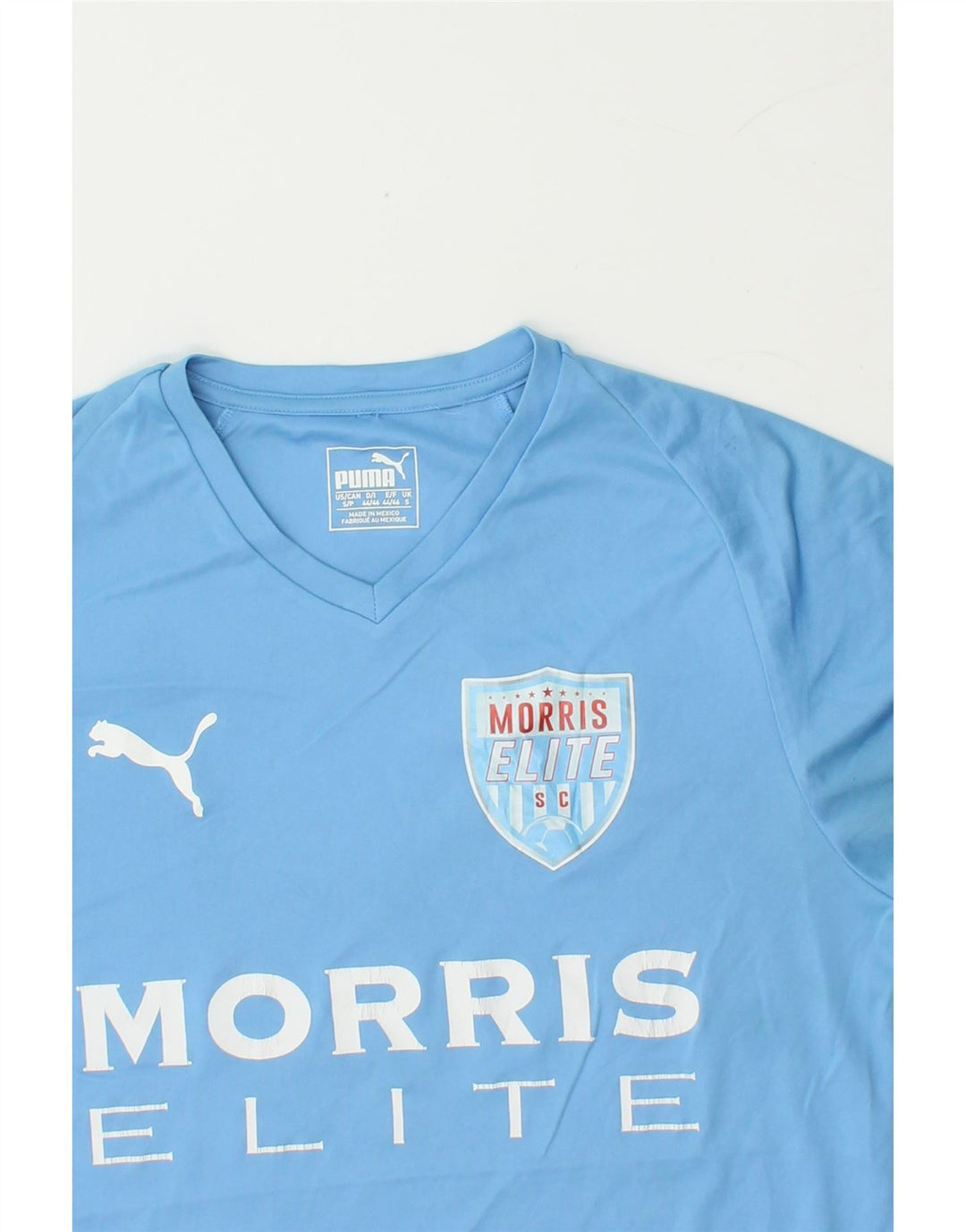 PUMA Mens Morris Graphic T-Shirt Top Small Blue Polyester Vintage Puma and Second-Hand Puma from Messina Hembry 