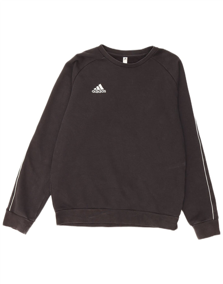 Felpa da uomo ADIDAS maglione medio cotone nero