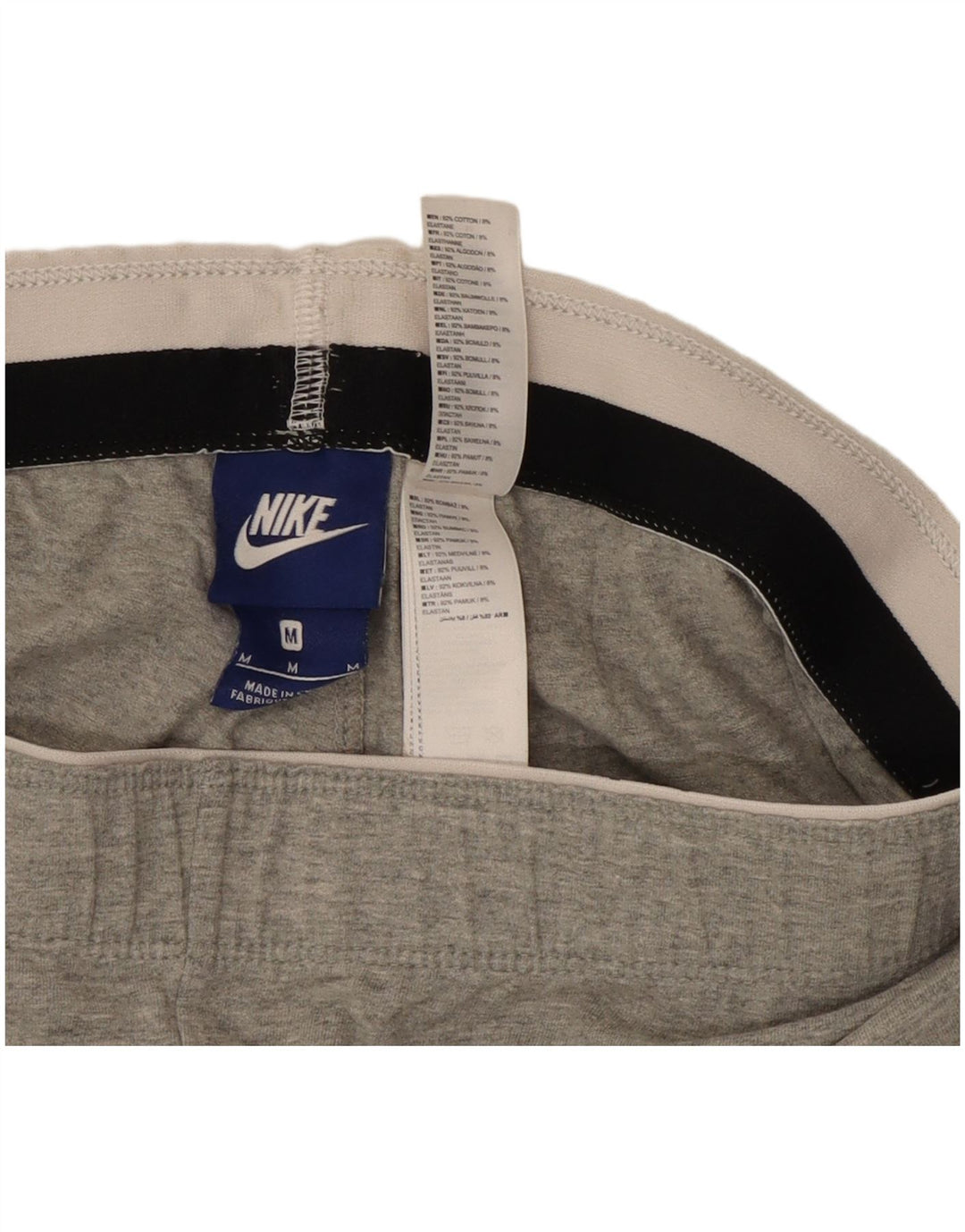 Leggings grafici da donna Nike UK 12 cotone grigio medio