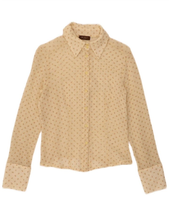 Camicetta da donna Ecko Unlimited UK 10 Small Beige maculato