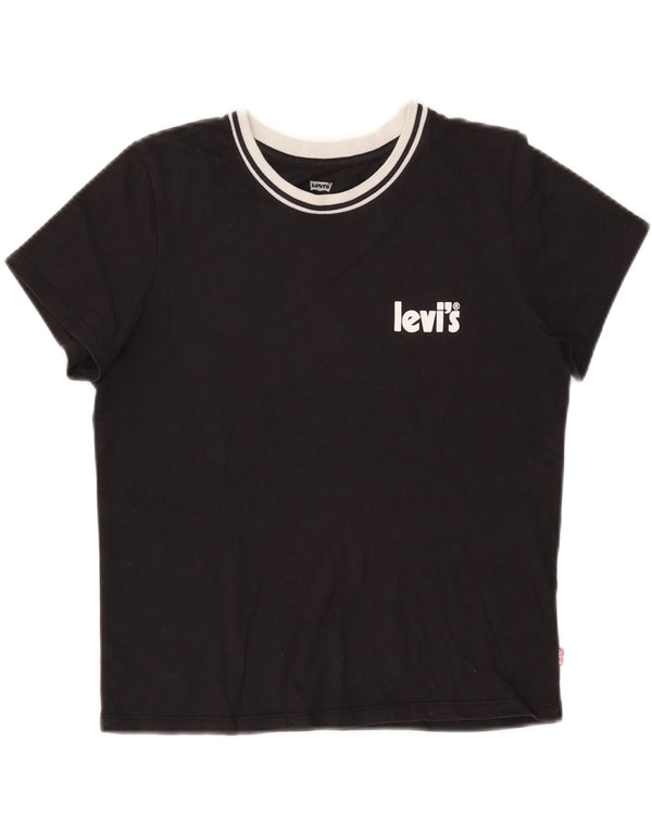 T-shirt da donna LEVI'S UK 6 XS Nera