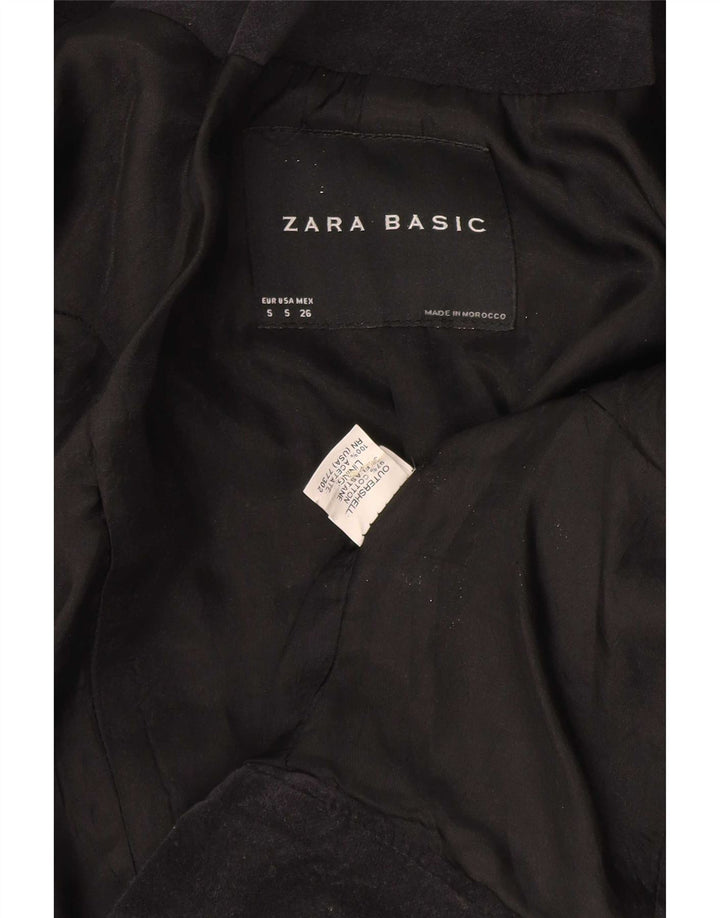 Giacca Bolero da donna Zara UK 8 piccola in cotone color block nero