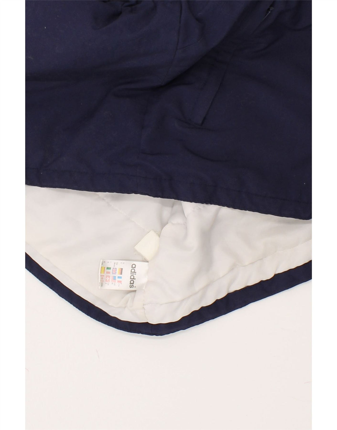 Giacca a vento da uomo ADIDAS UK 38/40 Medium Navy Blue Colourblock