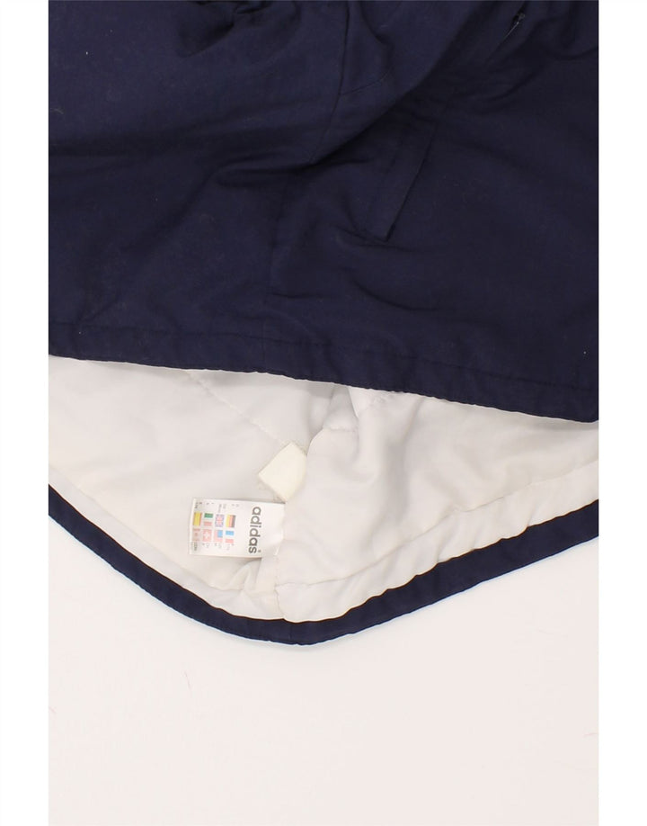 Giacca a vento da uomo ADIDAS UK 38/40 Medium Navy Blue Colourblock