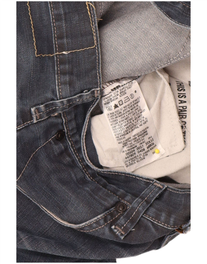 Levi's Uomo 504 Jeans dritti W30 L30 Cotone blu navy