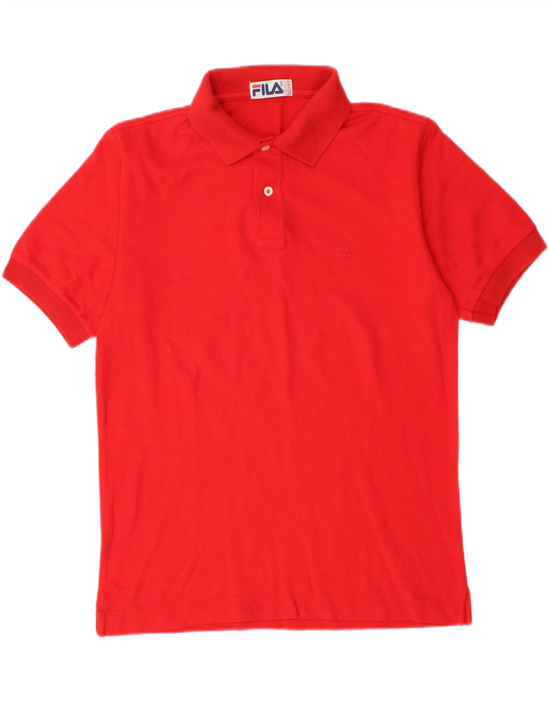 Polo Uomo FILA US 34 XS Rosso Cotone