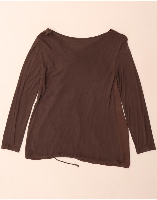 Camicetta a maniche lunghe da donna Trussardi UK 10 Small Grey Colourblock