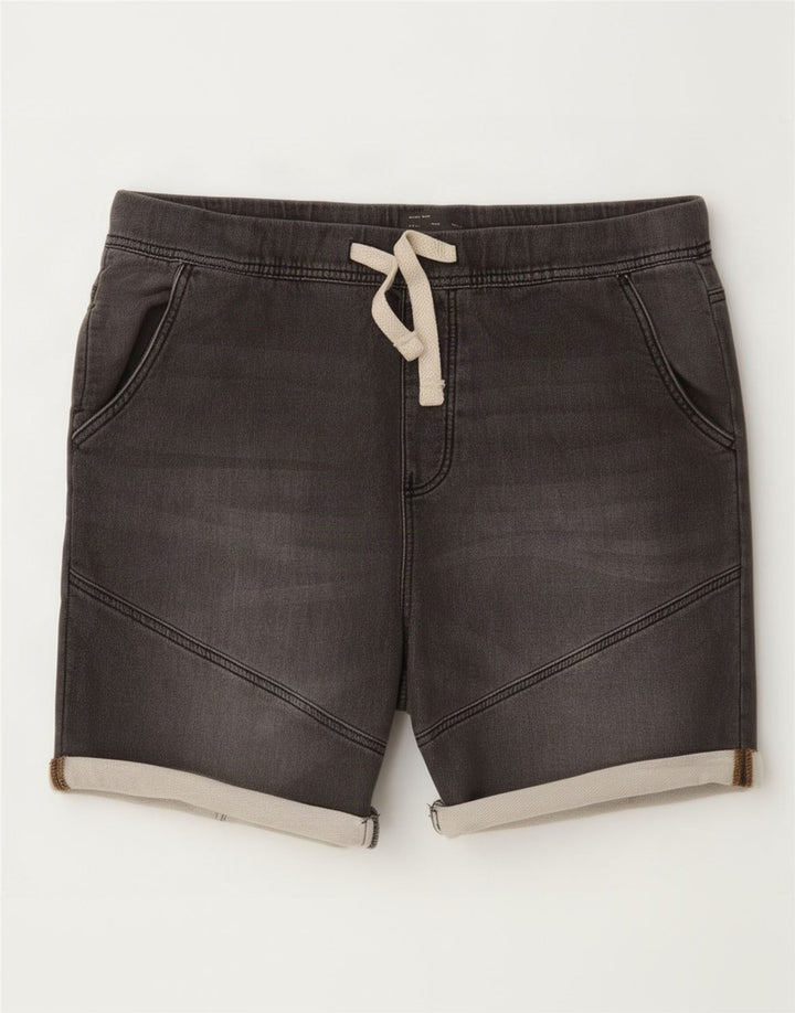 Pantaloncini di jeans da uomo Zara XL W34 cotone grigio