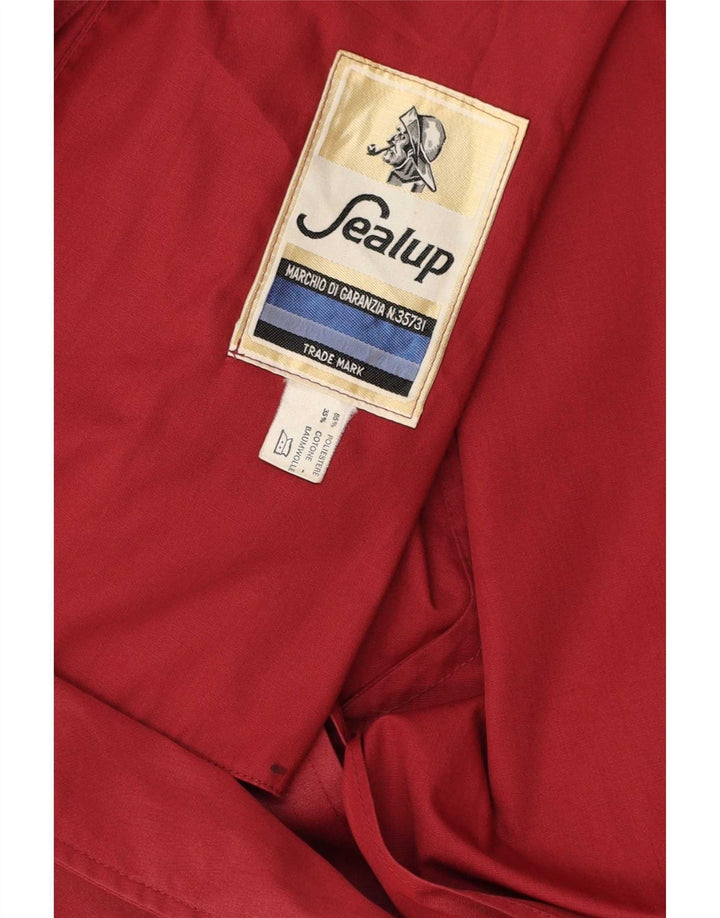 Trench da donna Sealup UK 16 grande poliestere bordeaux