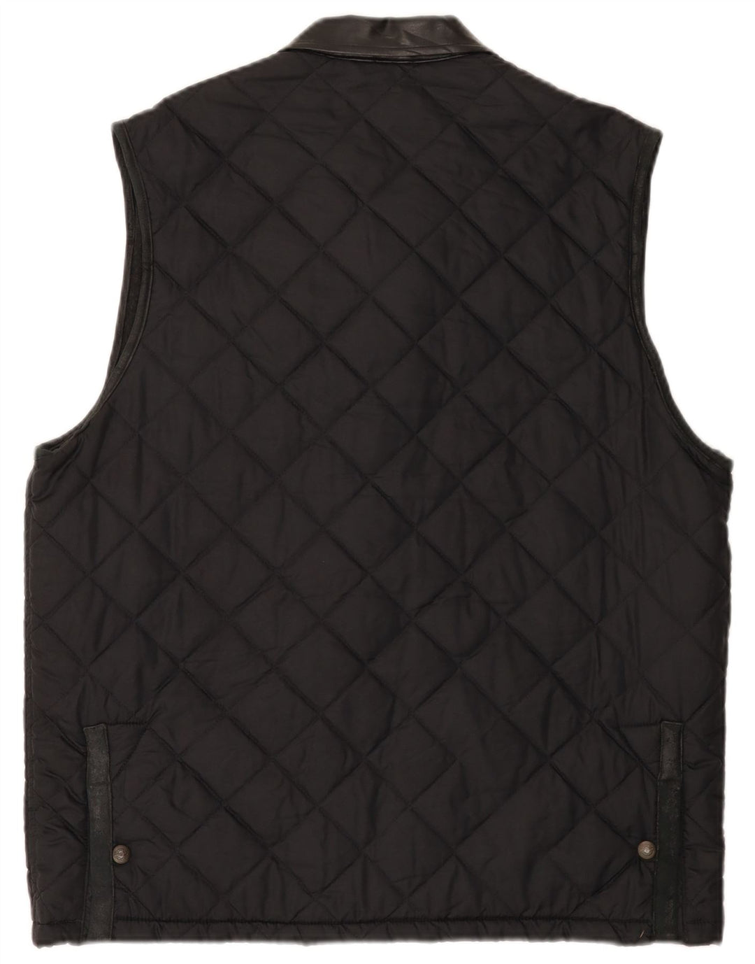 Gilet trapuntato da uomo di Cotton's Industries UK 38 medio nero