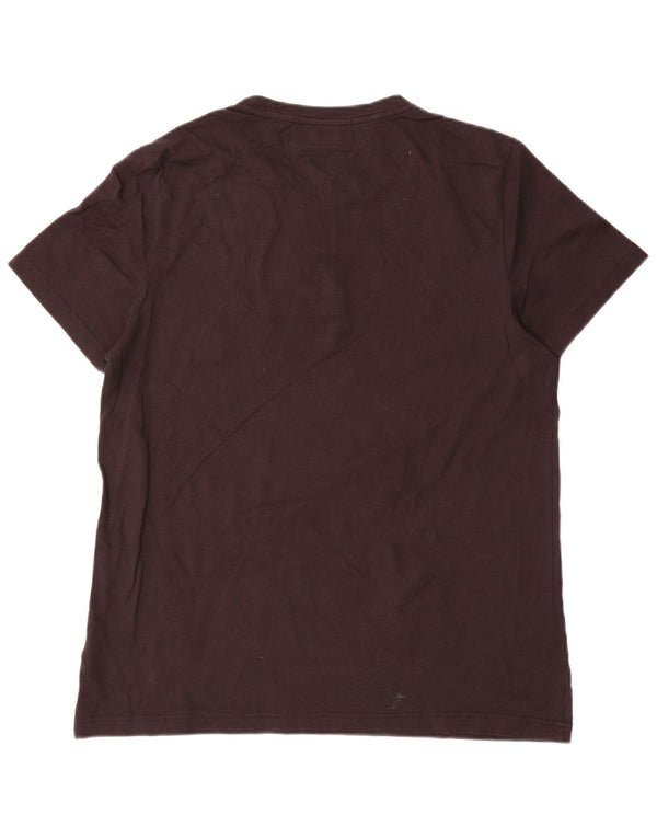 T-shirt grafica da uomo Tommy Hilfiger Top XL in cotone nero