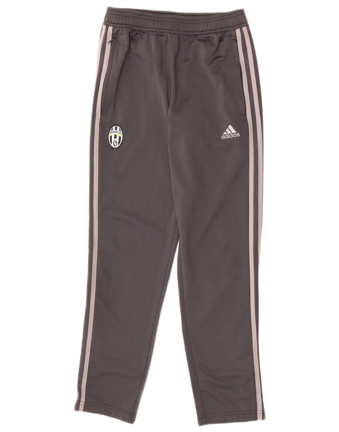 Pantaloni della tuta ADIDAS da ragazzo Juventus 11-12 anni in poliestere grigio