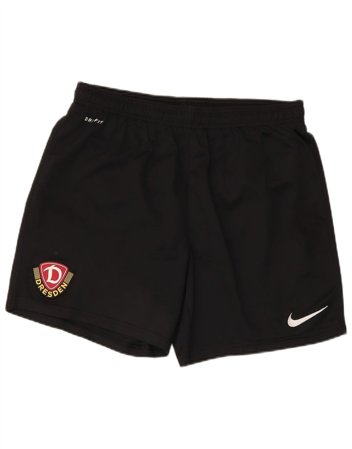 Pantaloncini sportivi grafici Nike Dresden FC da uomo, poliestere nero medio