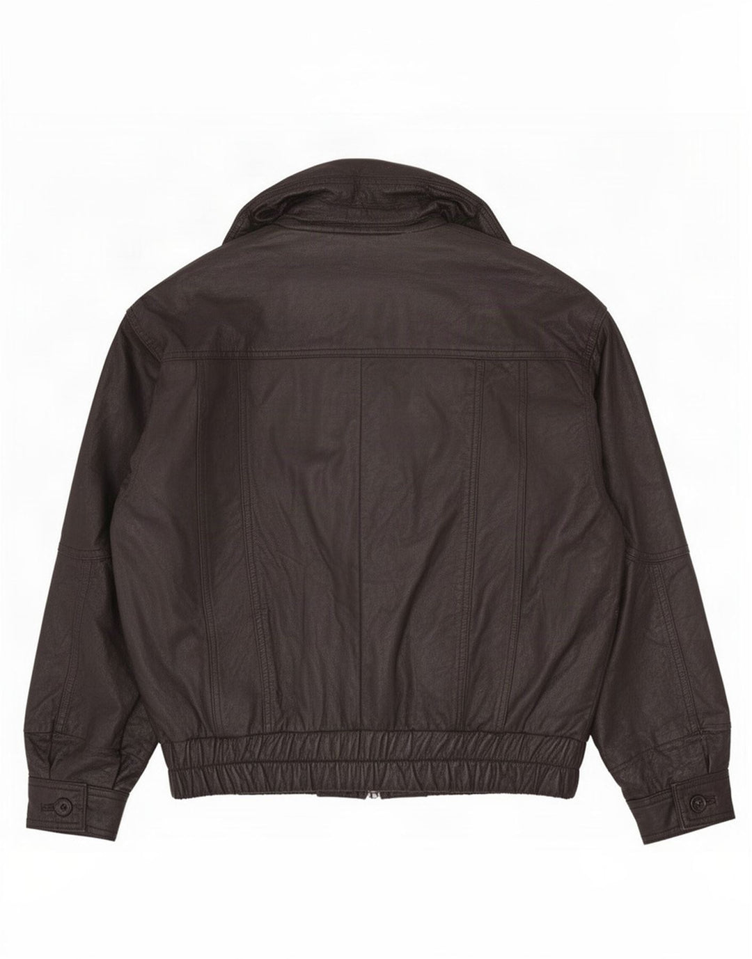 Giacca in pelle da uomo Milan UK 40 grande nera