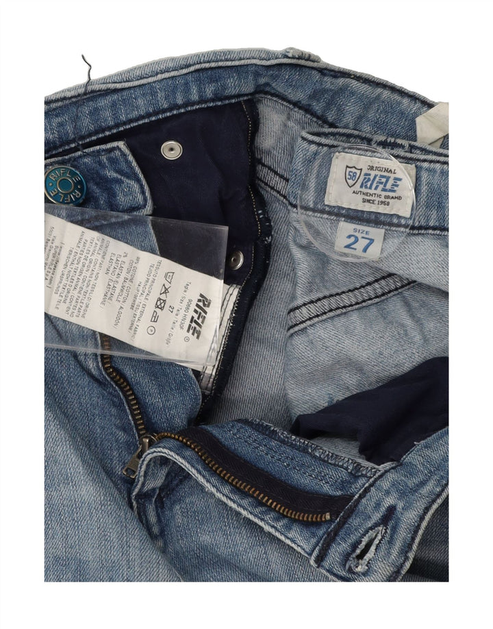 RIFLE Womens Slim Jeans W27 L32 Blue Cotton Vintage Rifle and Second-Hand Rifle from Messina Hembry 
