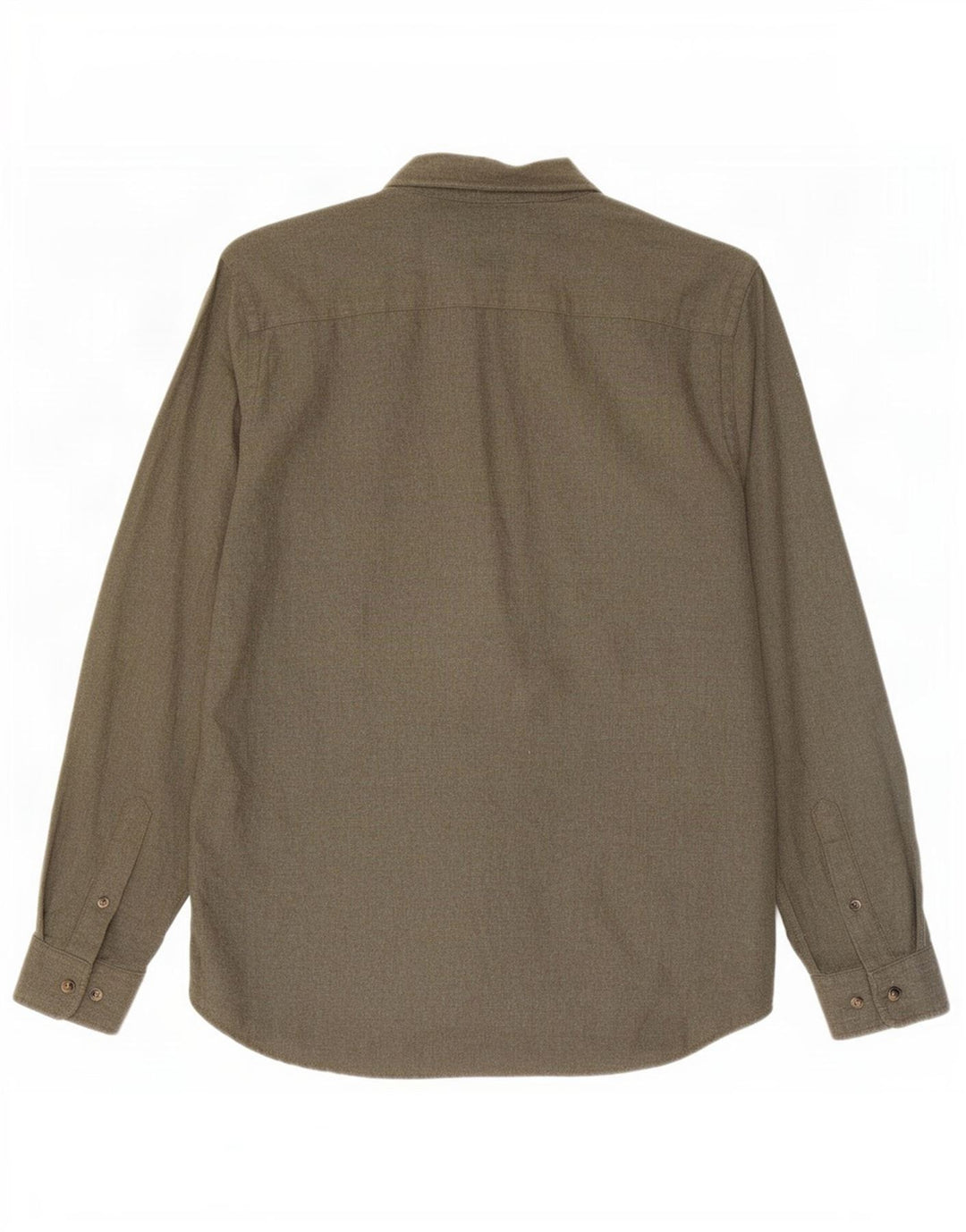 Camicia da uomo in flanella Jack & Jones piccola in cotone kaki