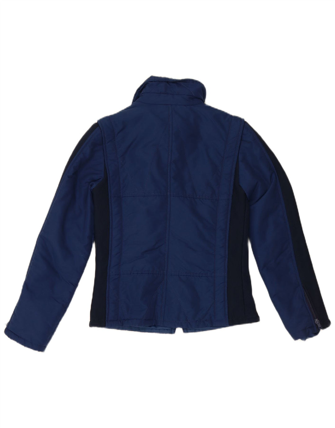 Giacca a vento con cappuccio da donna NYLSUISSE EU 38 viscosa media blu navy