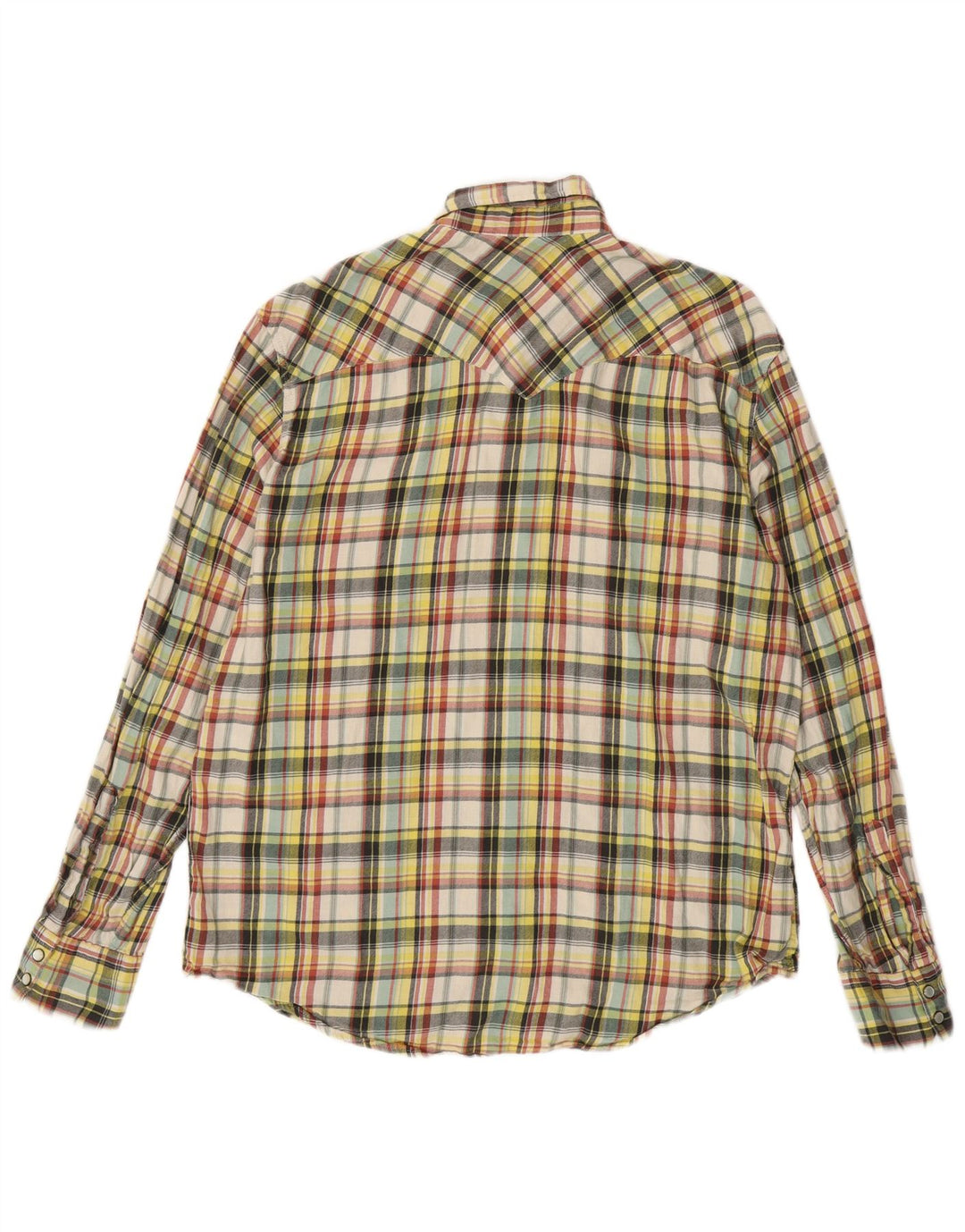 Camicia Levi's da uomo in flanella XL in cotone a quadri multicolore