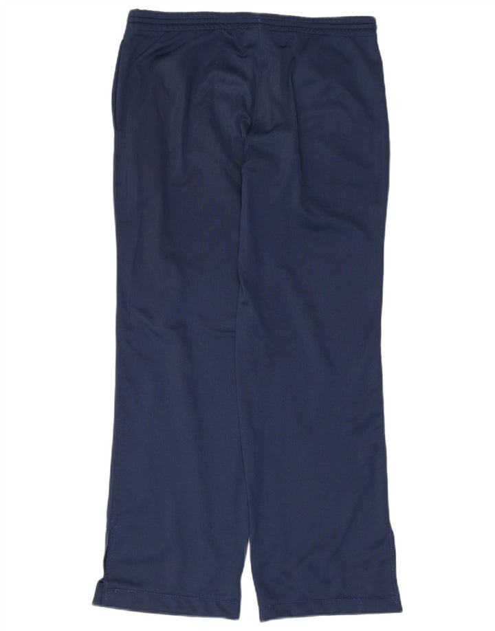 Pantaloni da tuta da uomo Asics medi in poliestere blu navy