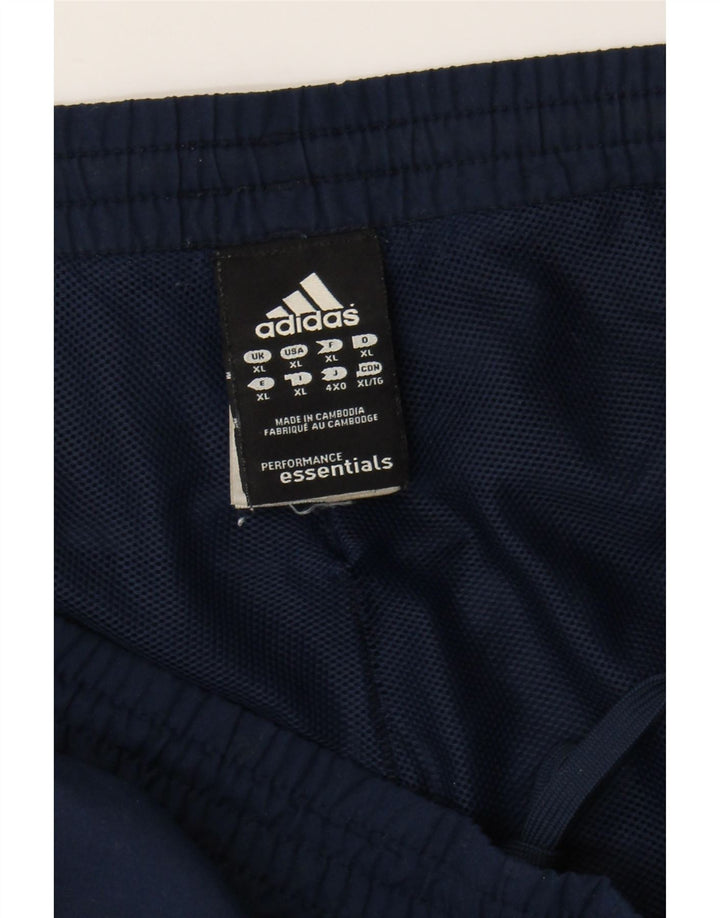 Pantaloncini sportivi da uomo Adidas XL blu navy in poliestere