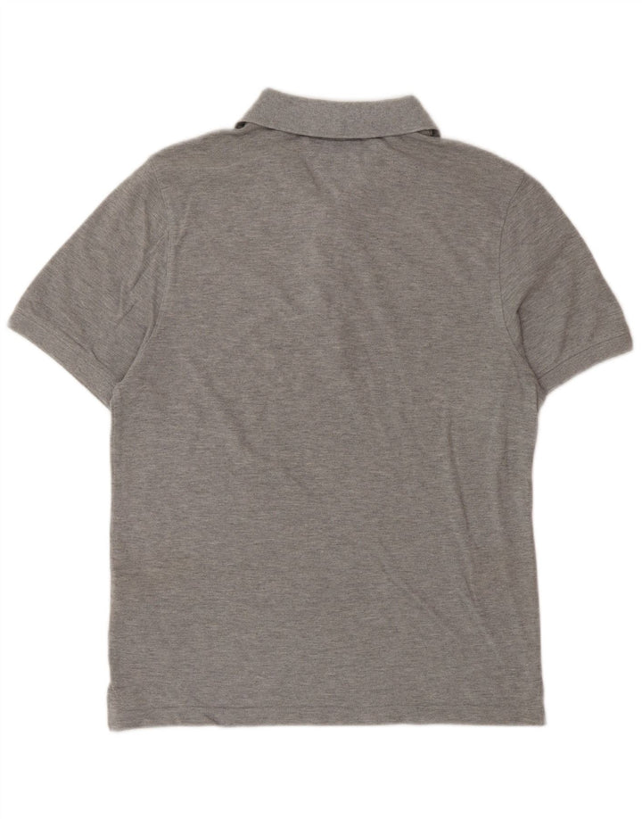 Polo da uomo Tommy Hilfiger in cotone grigio medio