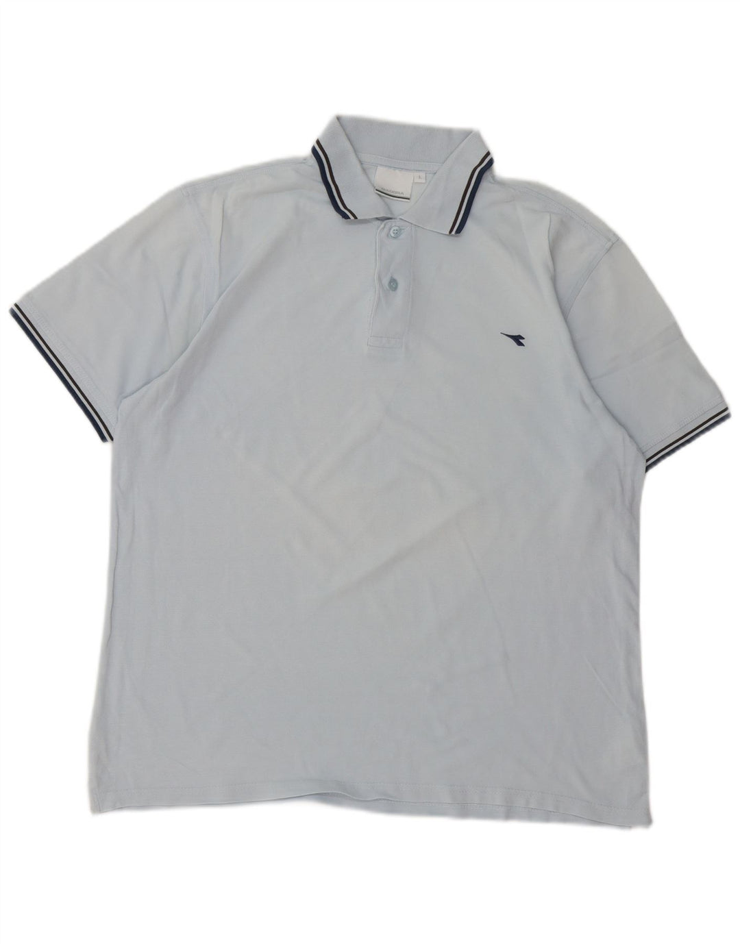 Polo Diadora Uomo Large Blu Cotone