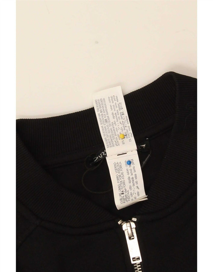 Giubbotto bomber da donna Zara UK 16 grande cotone nero