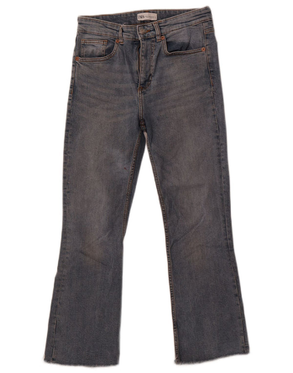 Jeans corti da donna Zara EU 38 piccoli W28 L26 cotone blu
