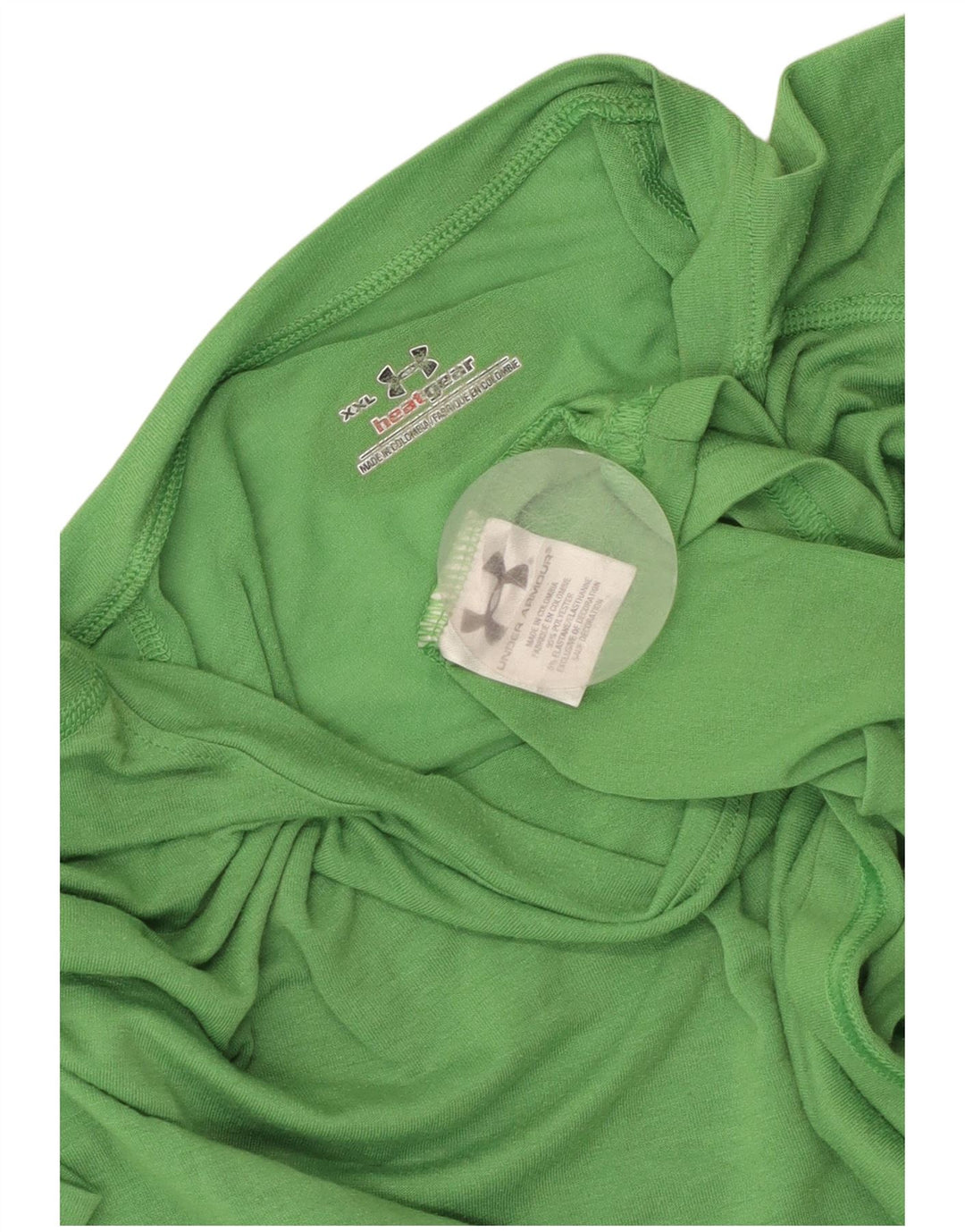 T-shirt Heat Gear da uomo UNDER ARMOUR Top 2XL poliestere verde