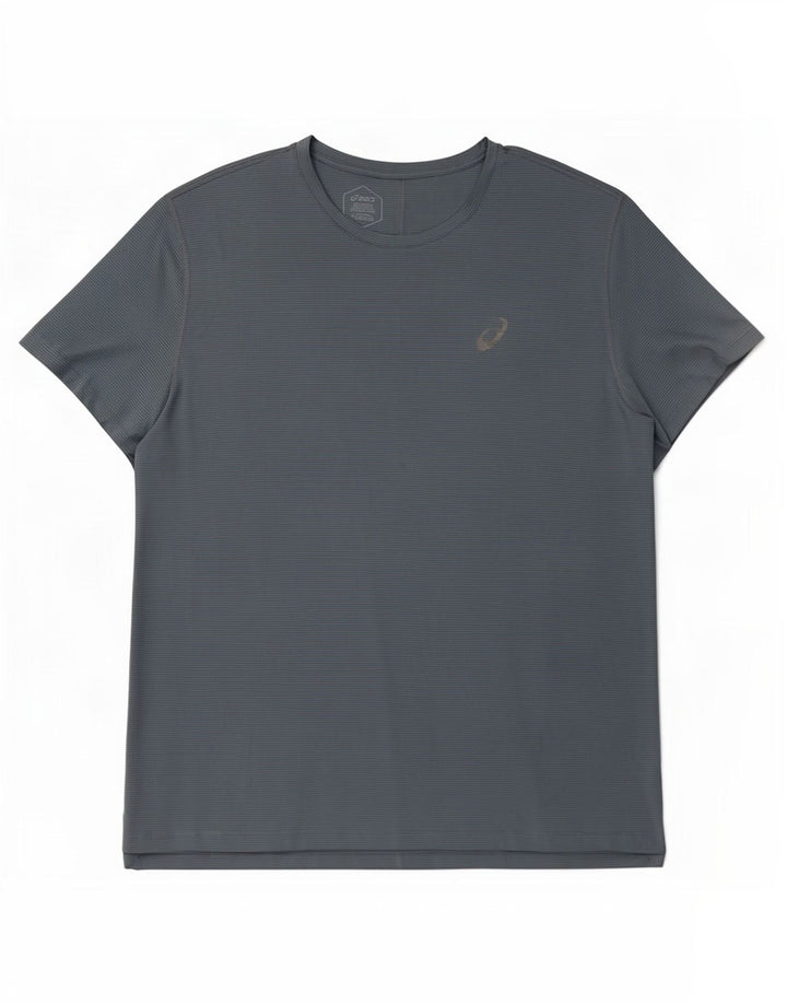 T-shirt da uomo Asics Top 2XL poliestere blu navy