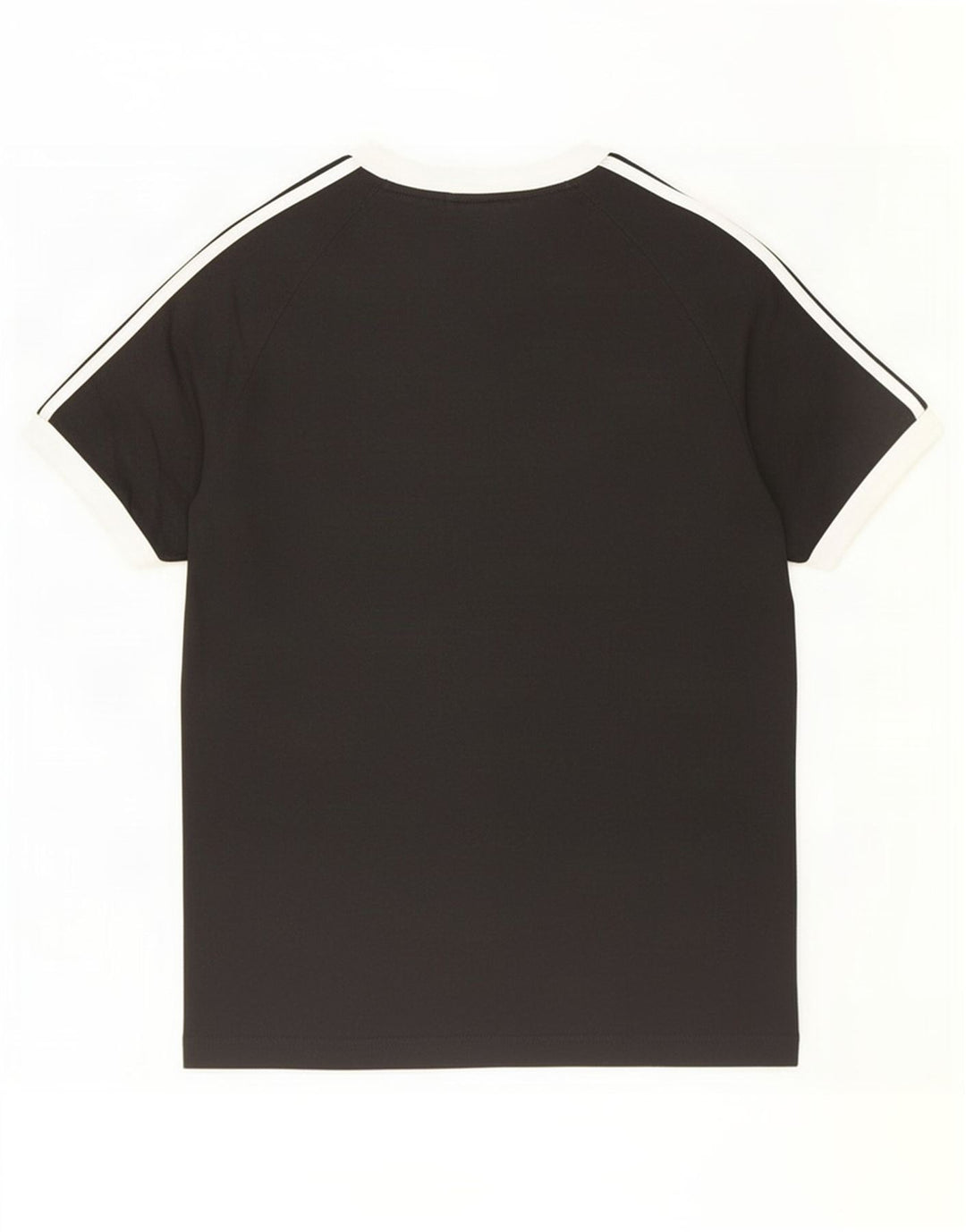 T-shirt Adidas da uomo Top media in cotone nero