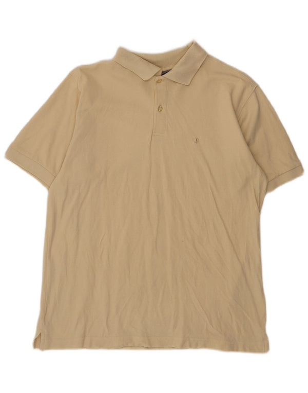 Polo da uomo Champion in cotone beige medio