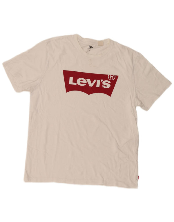 T-shirt grafica da uomo Levi's Top XL bianca