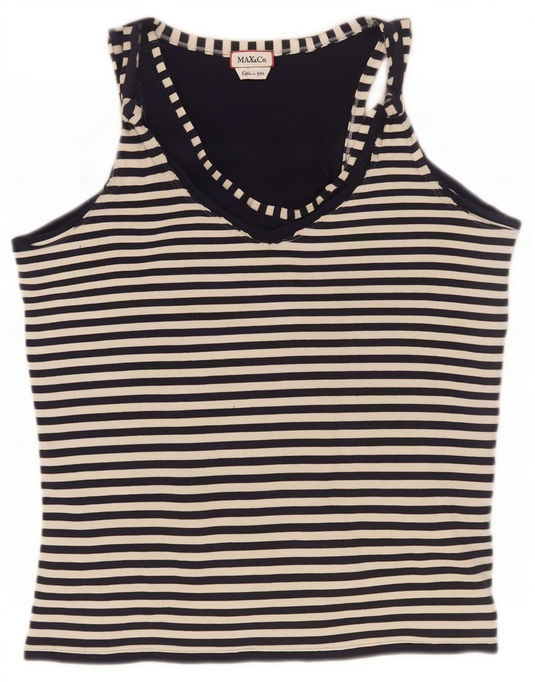 Canotta da donna Max & Co. UK 12 medio a righe nere