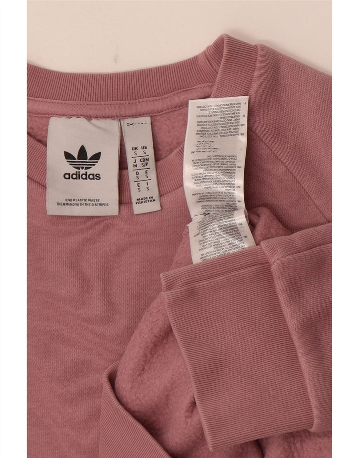 Felpa Adidas Uomo Maglione Piccolo Rosa Cotone