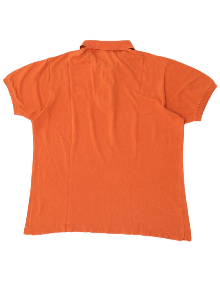 Polo da uomo Lacoste taglia 7 2XL cotone arancione