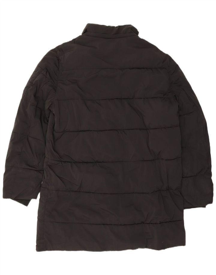 Cappotto imbottito da uomo Zara UK 40 grande poliestere nero