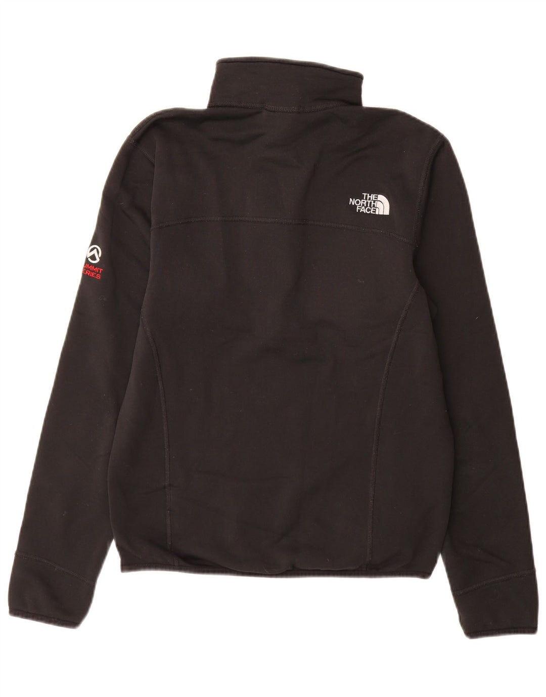 Felpa da uomo con collo con zip The North Face, piccola, in poliestere nero