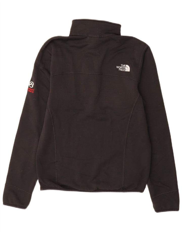 Felpa da uomo con collo con zip The North Face, piccola, in poliestere nero